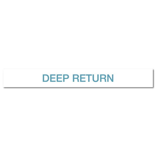 Pool/Spa - Deep Return - Pipe Marker Sticker - New Signs