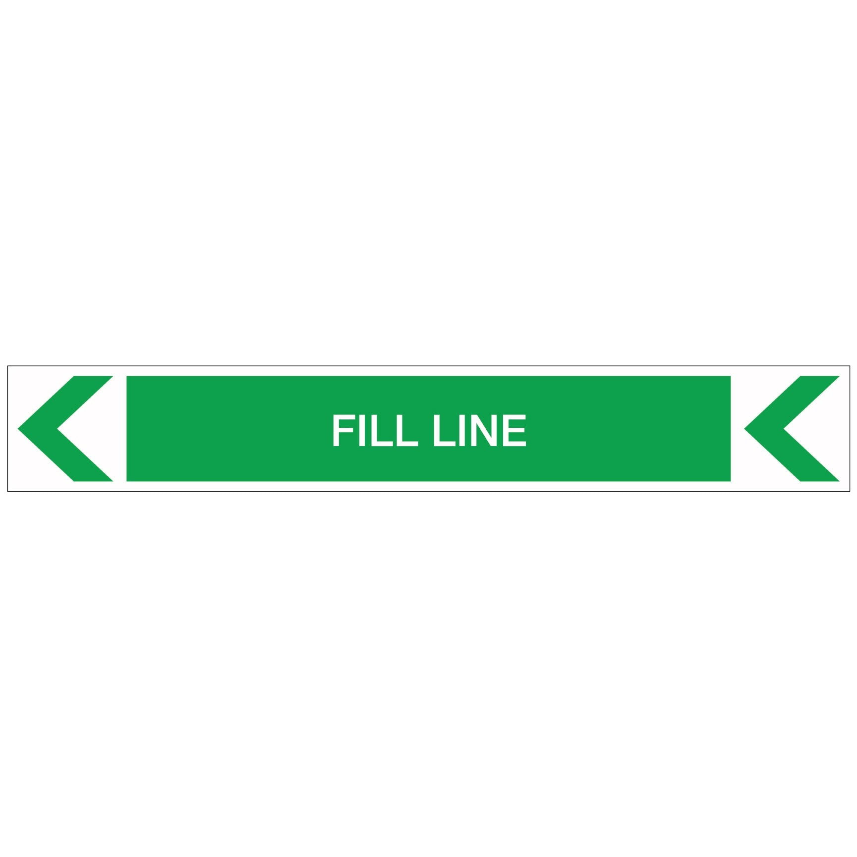 Pool/Spa - Fill Line (Left) - Pipe Marker Sticker - New Signs