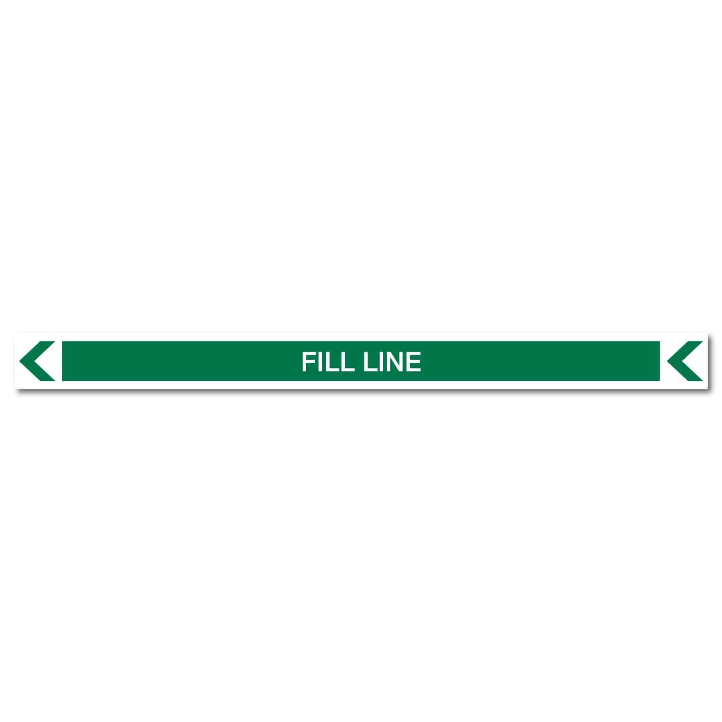 Pool/Spa - Fill Line (Left) - Pipe Marker Sticker - New Signs