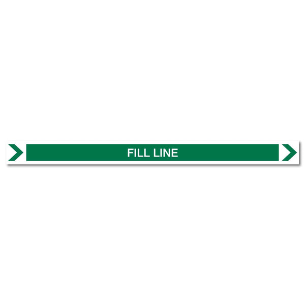 Pool/Spa - Fill Line (Right) - Pipe Marker Sticker – New Signs