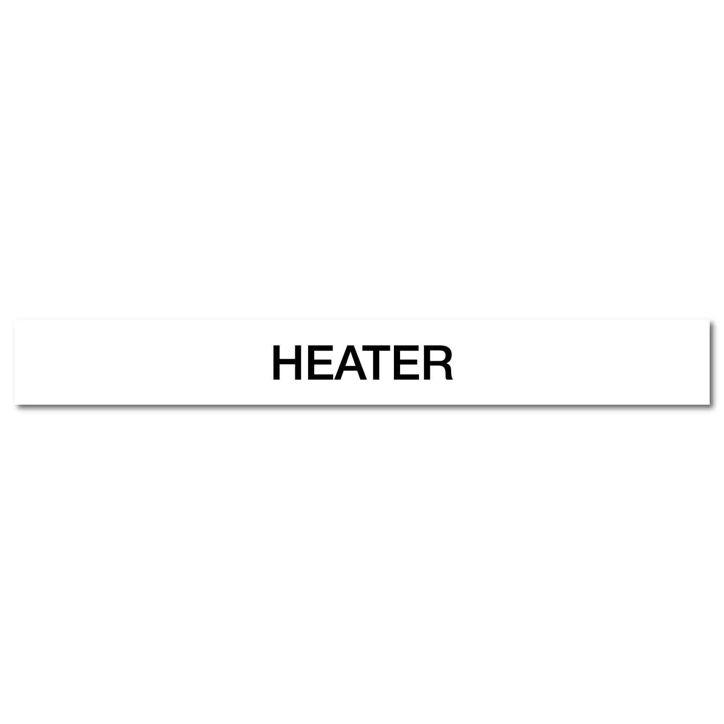 Pool/Spa - Heater - Pipe Marker Sticker - New Signs