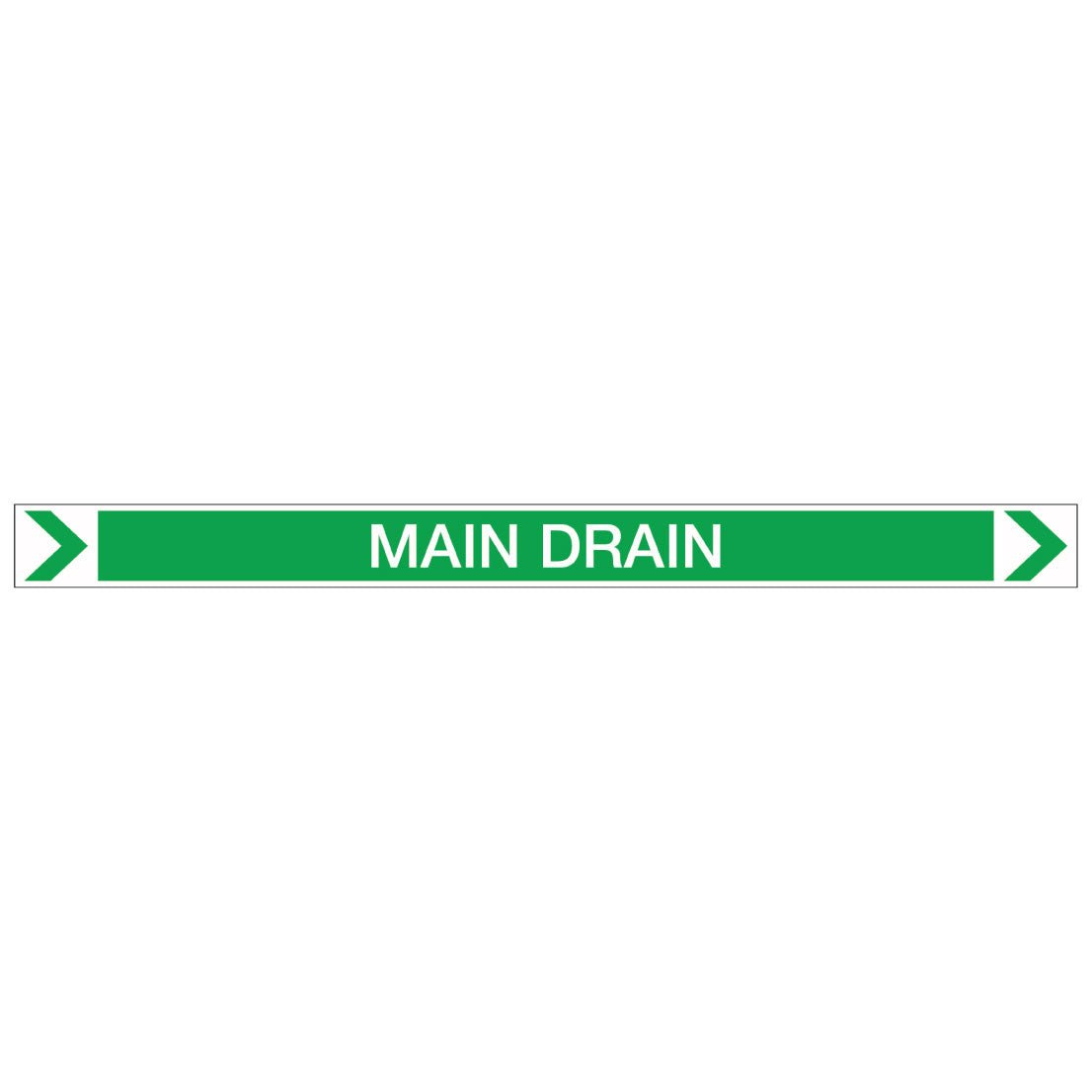 Pool/Spa - Main Drain (Right) - Pipe Marker Sticker - New Signs