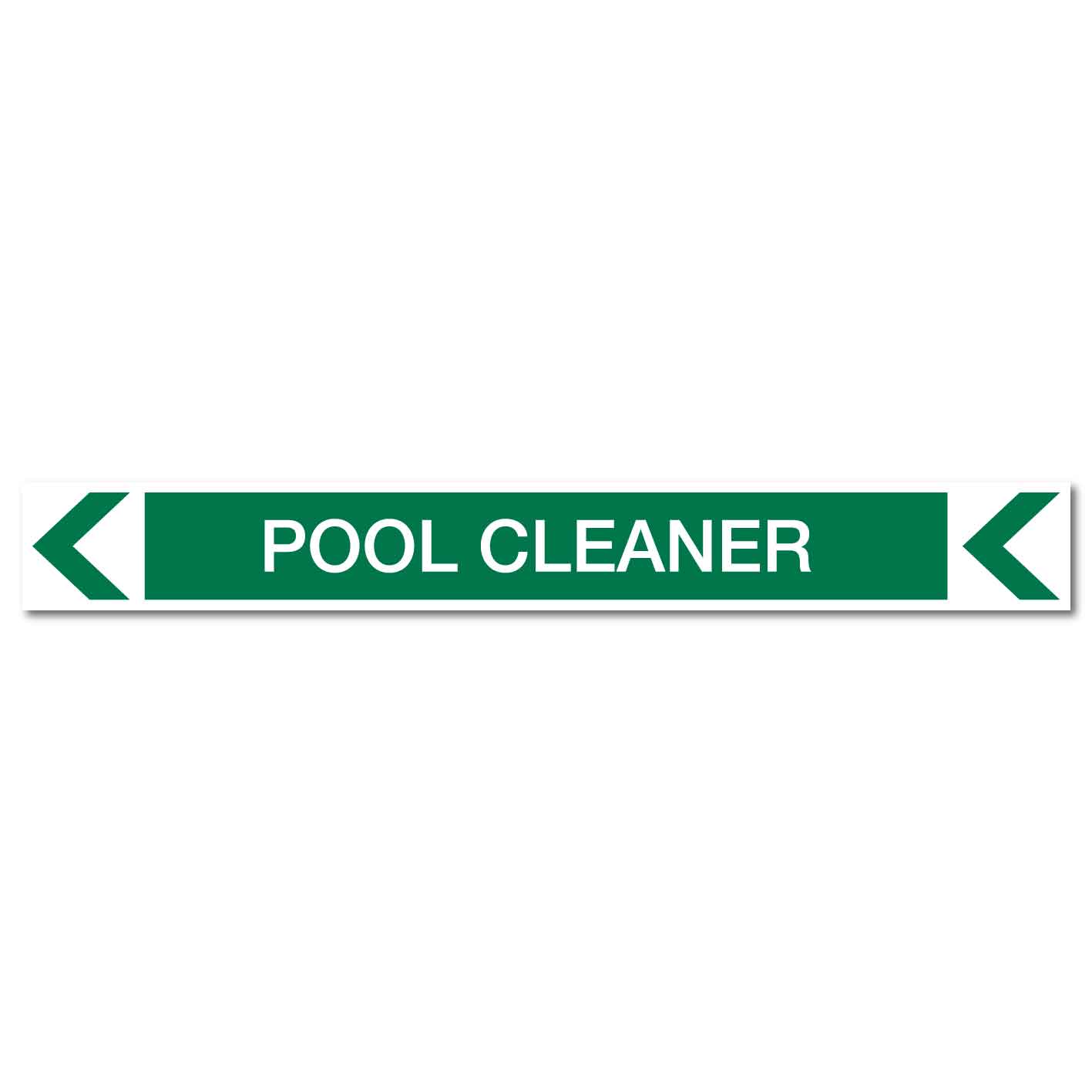 Pool/Spa - Pool Cleaner (Left) - Pipe Marker Sticker - New Signs