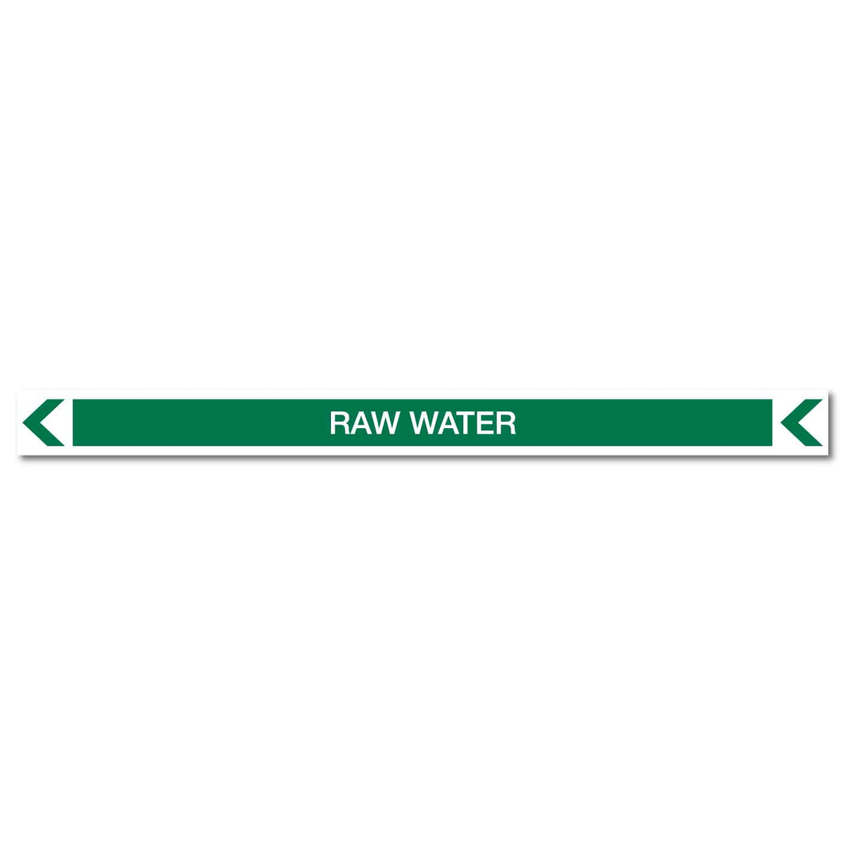Row Water Sticker Pool/Spa - Raw Water (Left) - Pipe Marker Sticker – New Signs