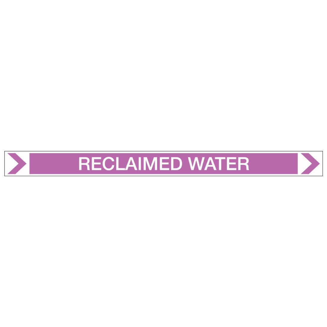 Pool/Spa - Reclaimed Water (Right) - Pipe Marker Sticker - New Signs