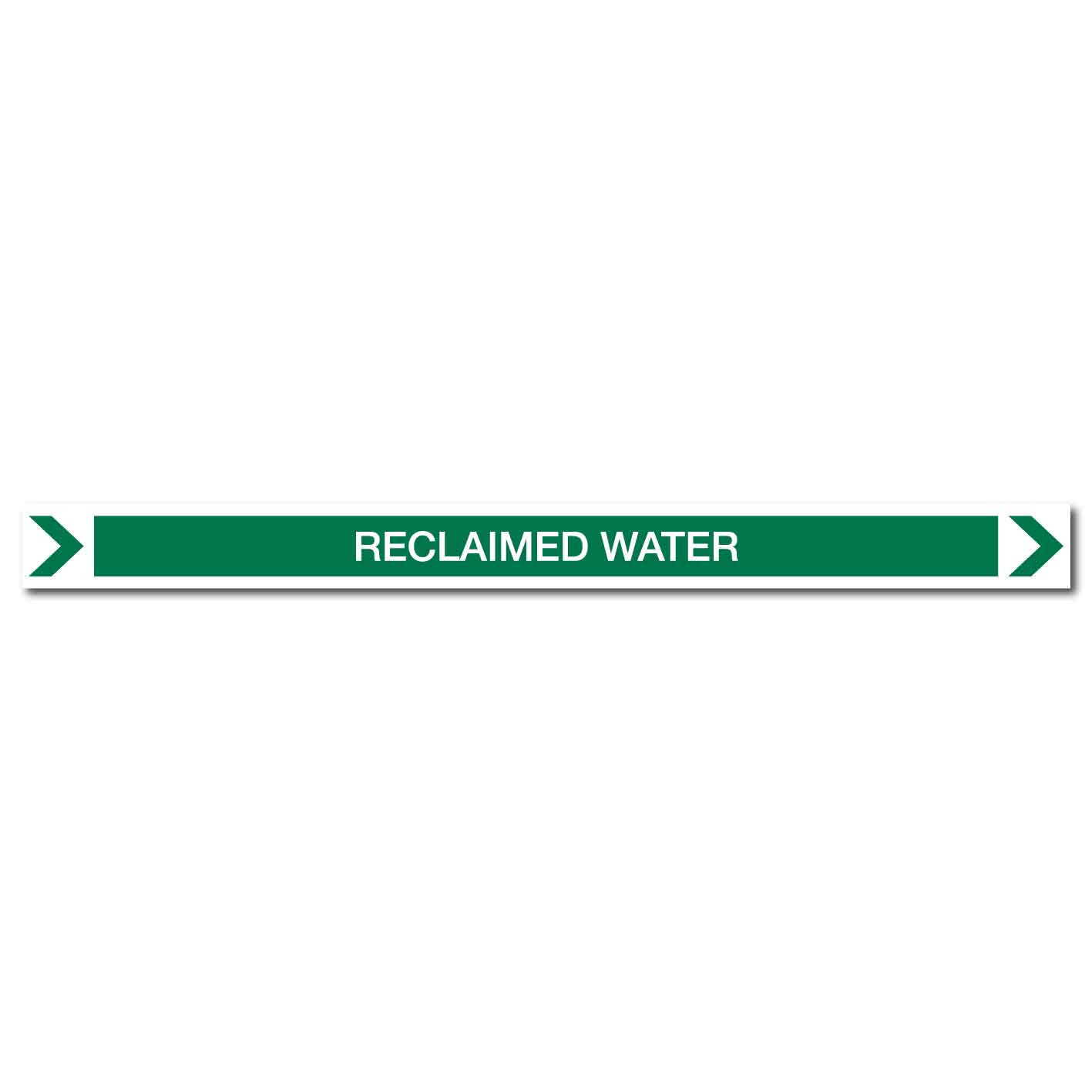 Pool/Spa - Reclaimed Water (Right) - Pipe Marker Sticker - New Signs