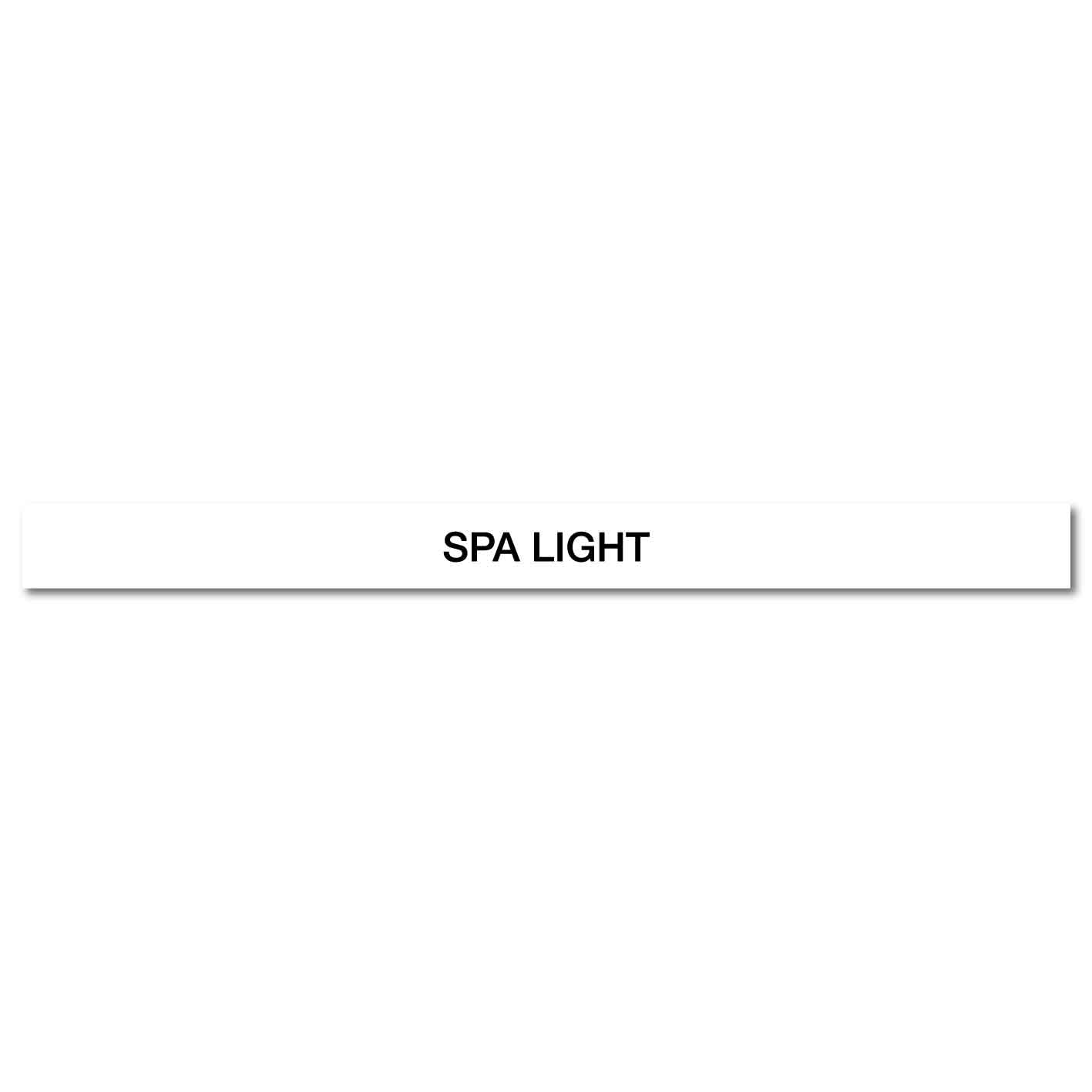 Pool/Spa - SPA Light - Pipe Marker Sticker - New Signs