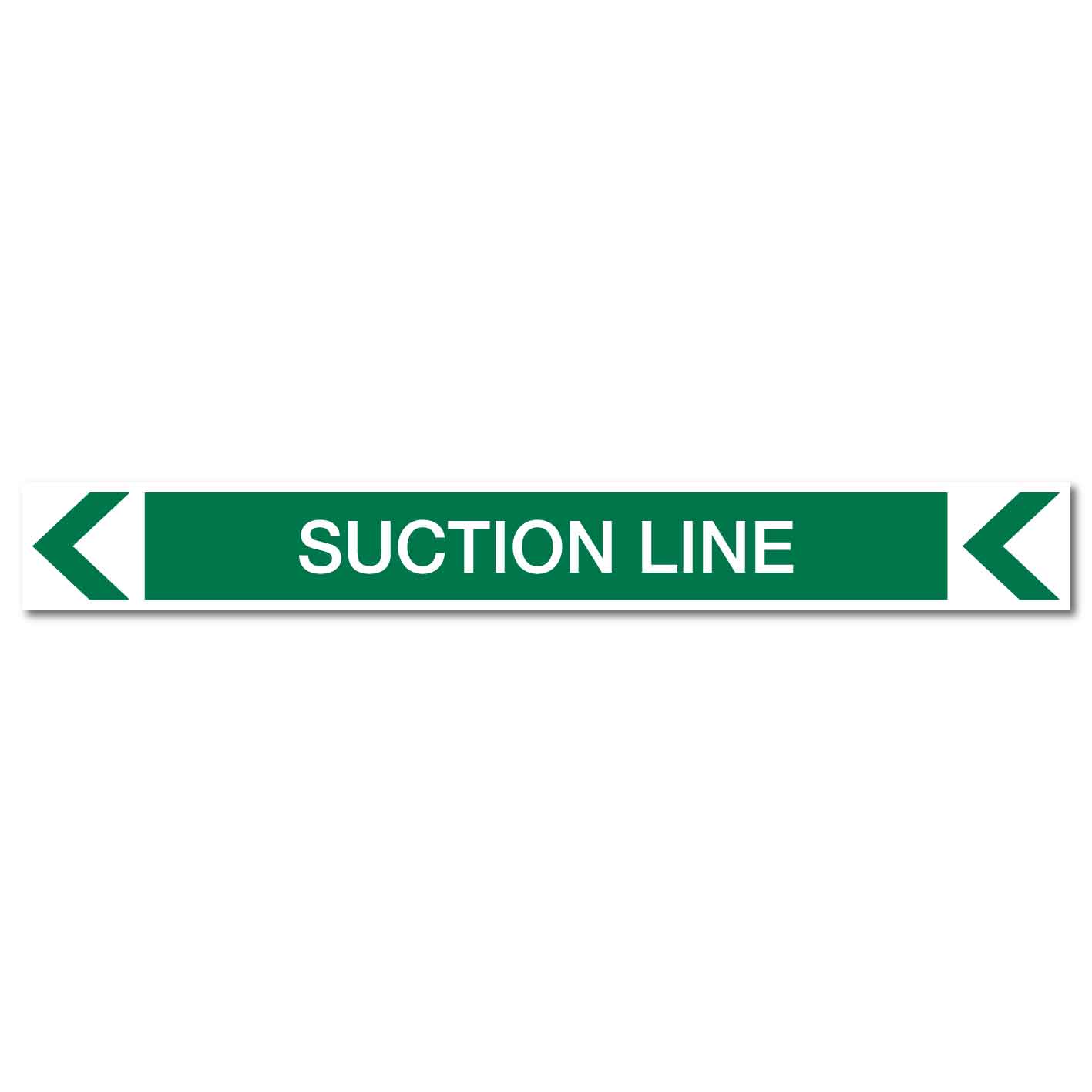 Pool/Spa - Suction Line (Left) - Pipe Marker Sticker - New Signs