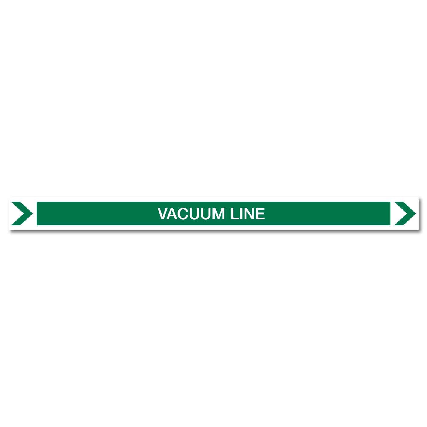 Pool/Spa - Vacuum Line (Right) - Pipe Marker Sticker - New Signs