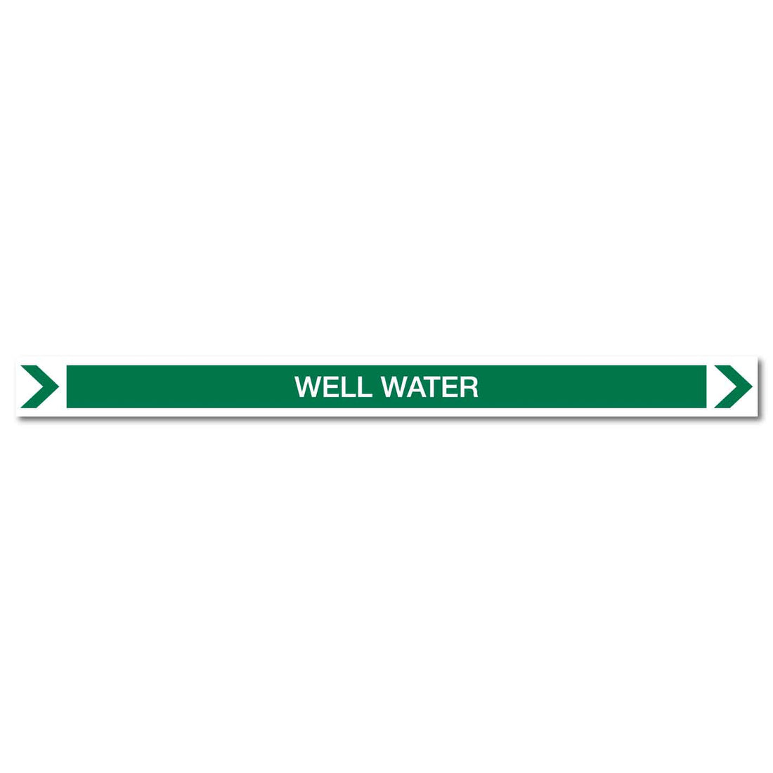 Pool/Spa - Well Water (Right) - Pipe Marker Sticker – New Signs