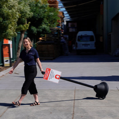 PortaPost Weighted Pole Sign Stand Only - New Signs