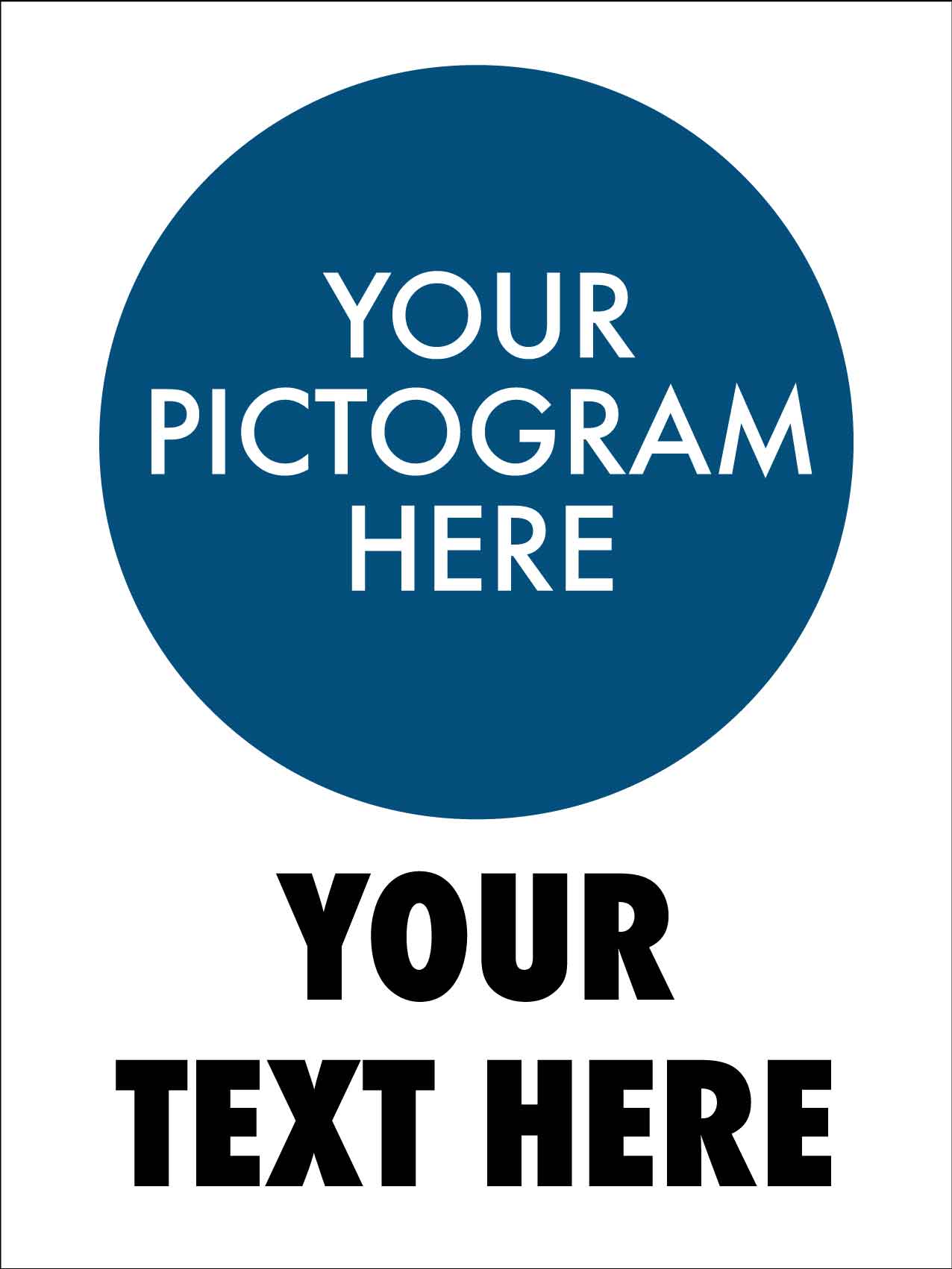 PPE 1 Pictogram Sign - Custom - New Signs