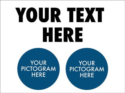 PPE 2 Pictogram Sign - Custom - New Signs