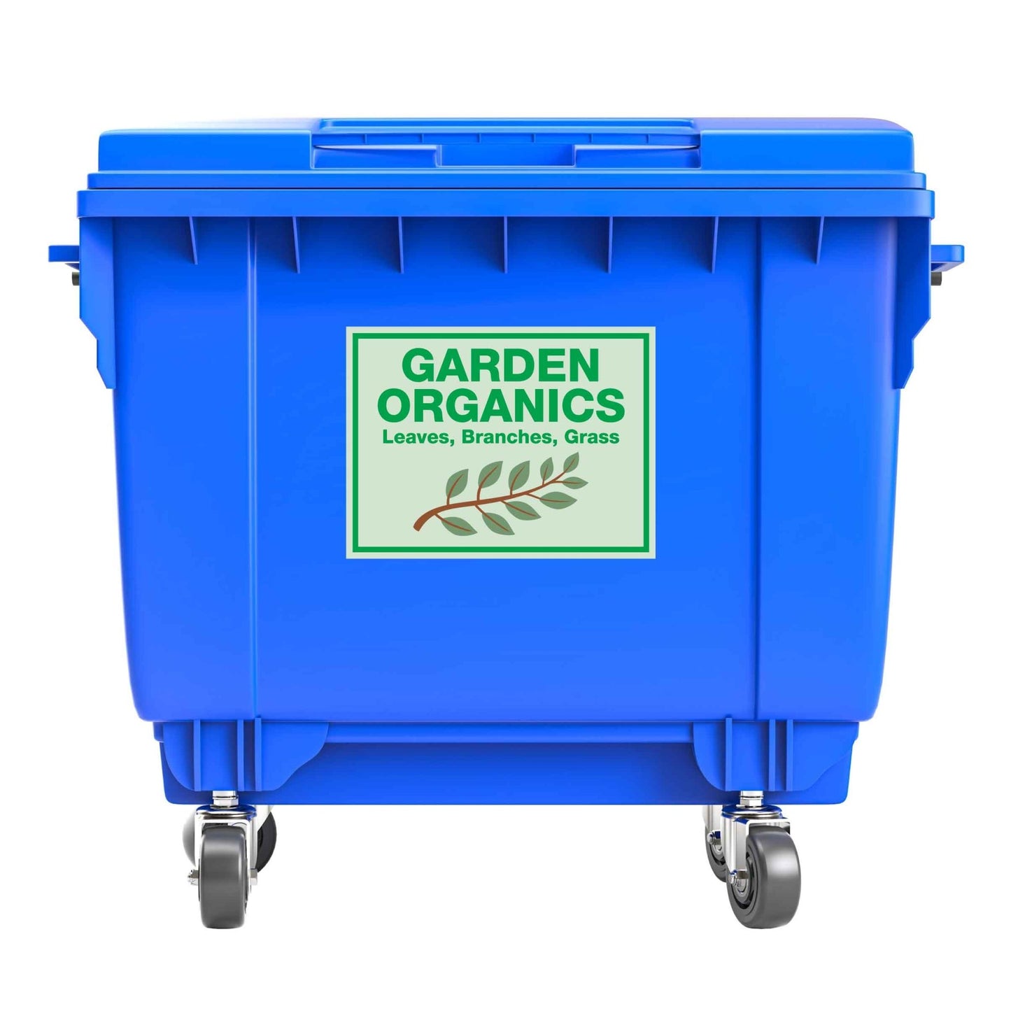 Premium Garden Organics Large Bin Sticker - New Signs
