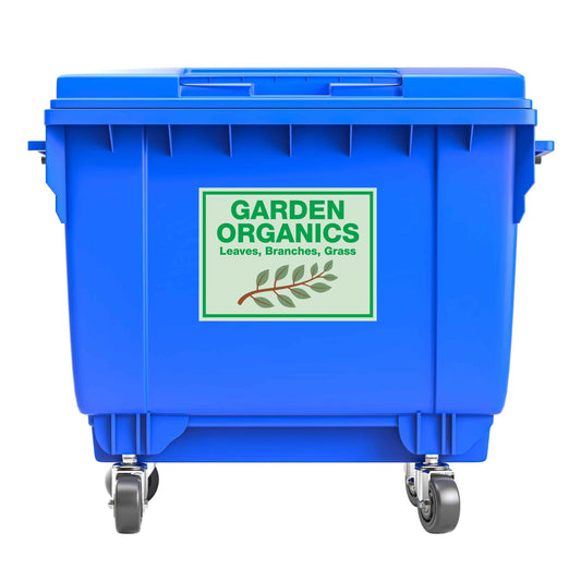 Premium Garden Organics Large Bin Sticker - New Signs