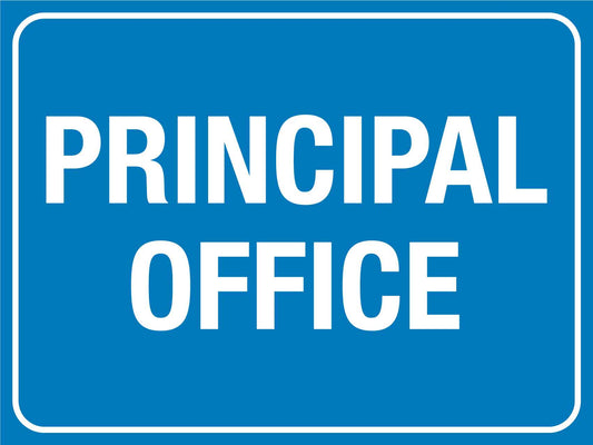 Principal Office Sign - New Signs