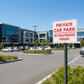 Private Car Park No Unauthorised Parking Red Sign - New Signs