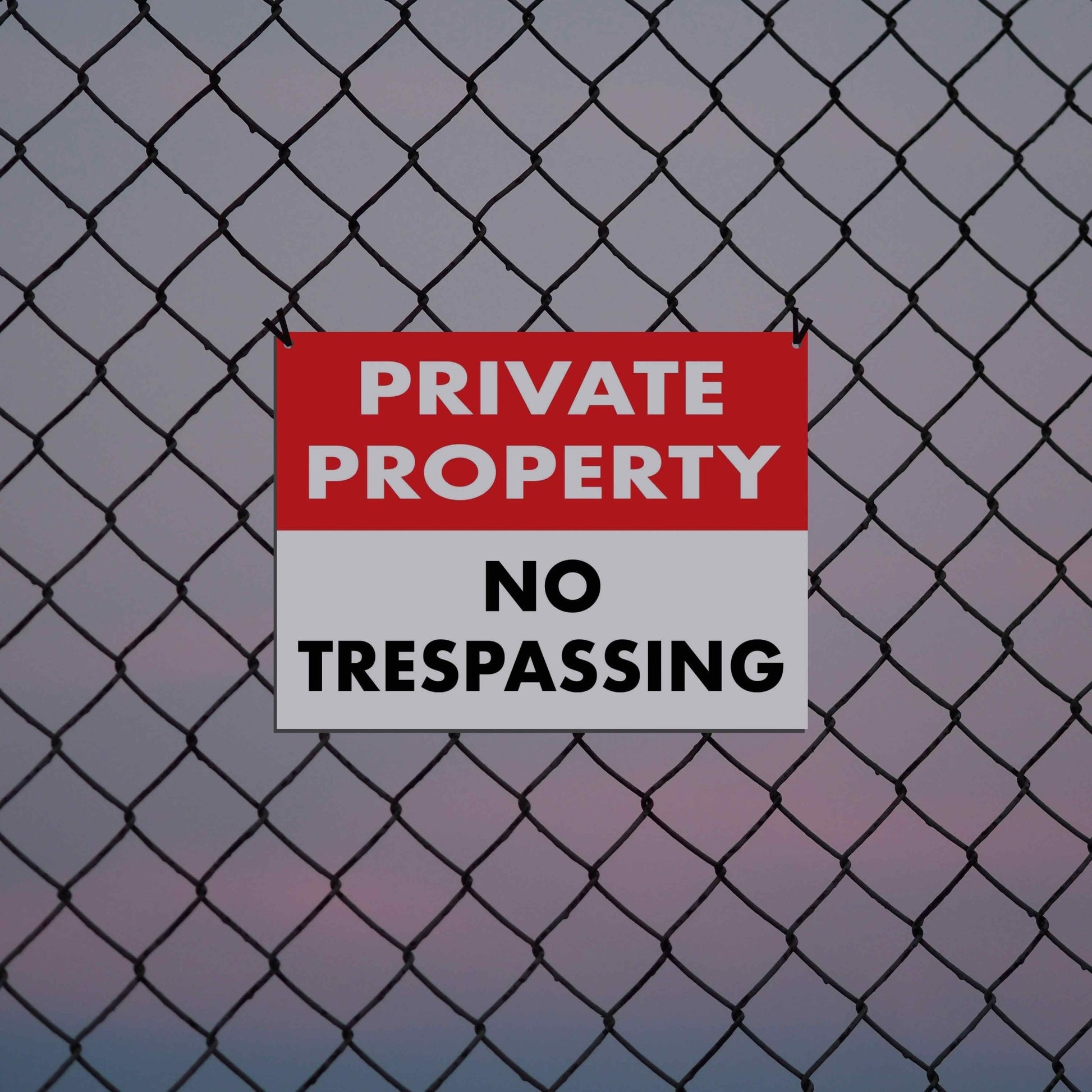 Private Property No Trespassing Sign - New Signs