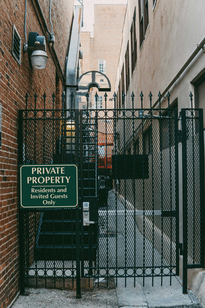 Private Property Residents and Invited Guests Only Sign - New Signs