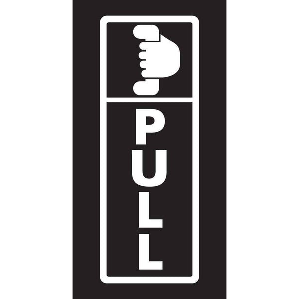 Pull Visual Sign Pull Symbol Black Sign – New Signs