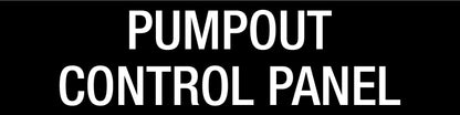 Pumpout Control Panel - Statutory Sign - New Signs