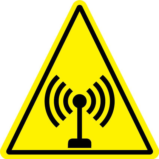 Radio Frequency (Triangle) Decal - New Signs