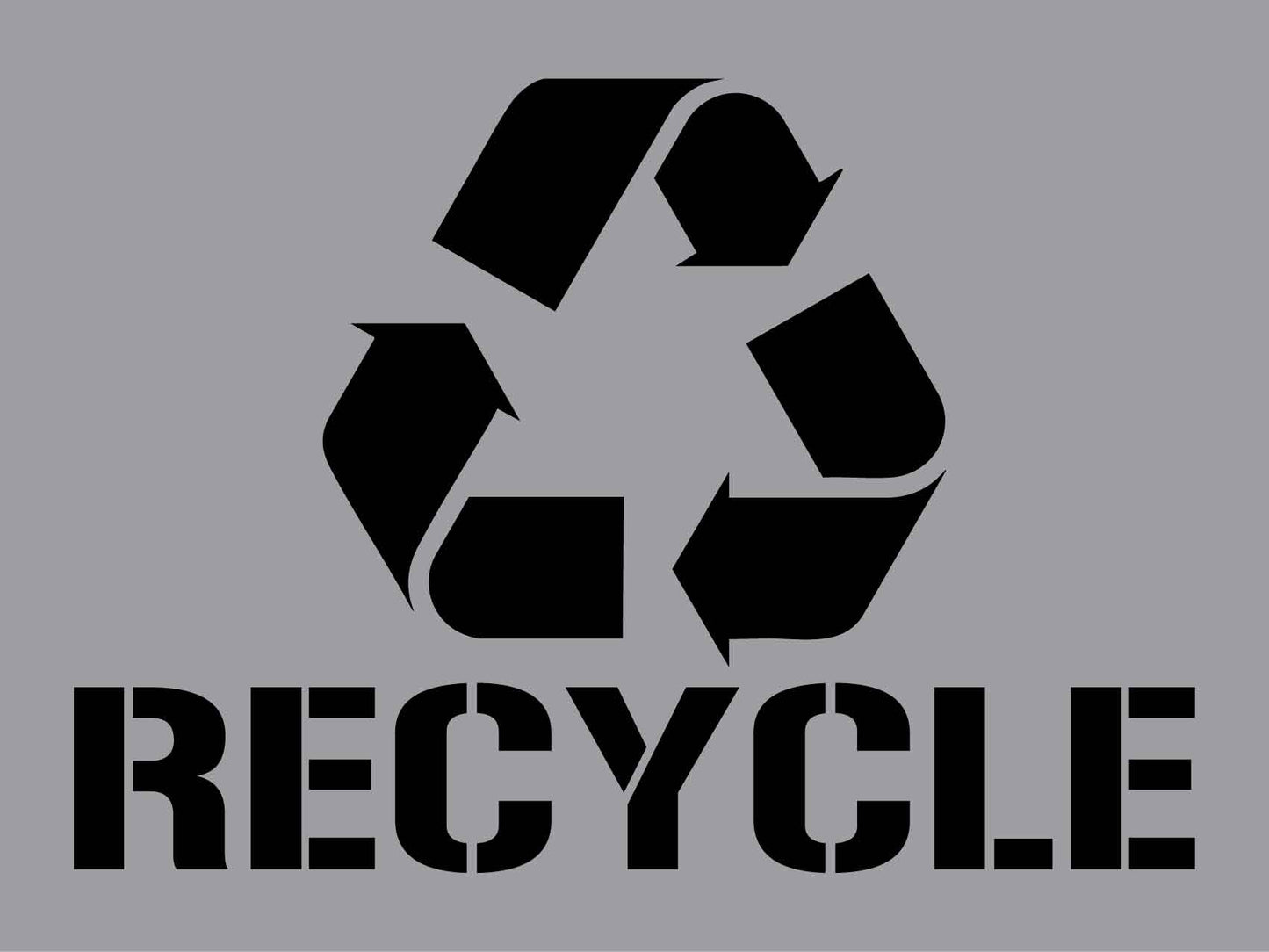 Recycle - Aluminium Composite Stencil - New Signs