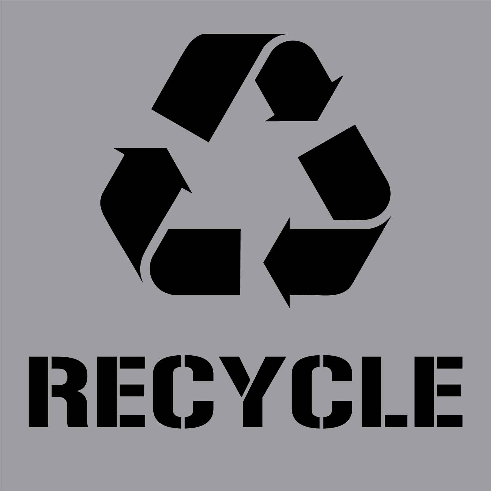Recycle - Aluminium Composite Stencil - New Signs