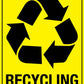 Recycle Wheelie Bin Stickers - New Signs