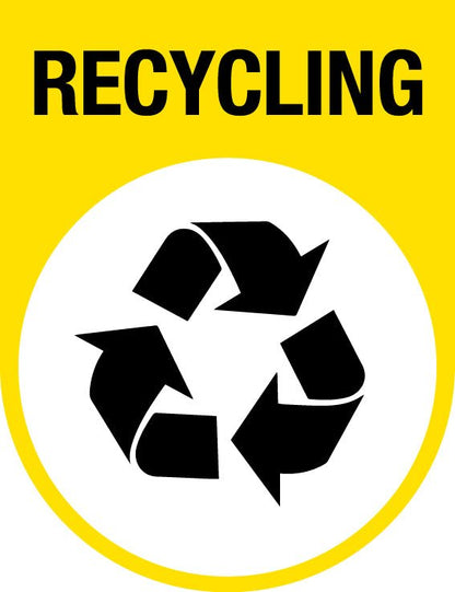Recycling Arch Wheelie Bin Stickers - New Signs