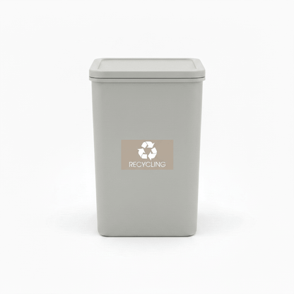 Recycling Fawn Background Bin Sticker - New Signs