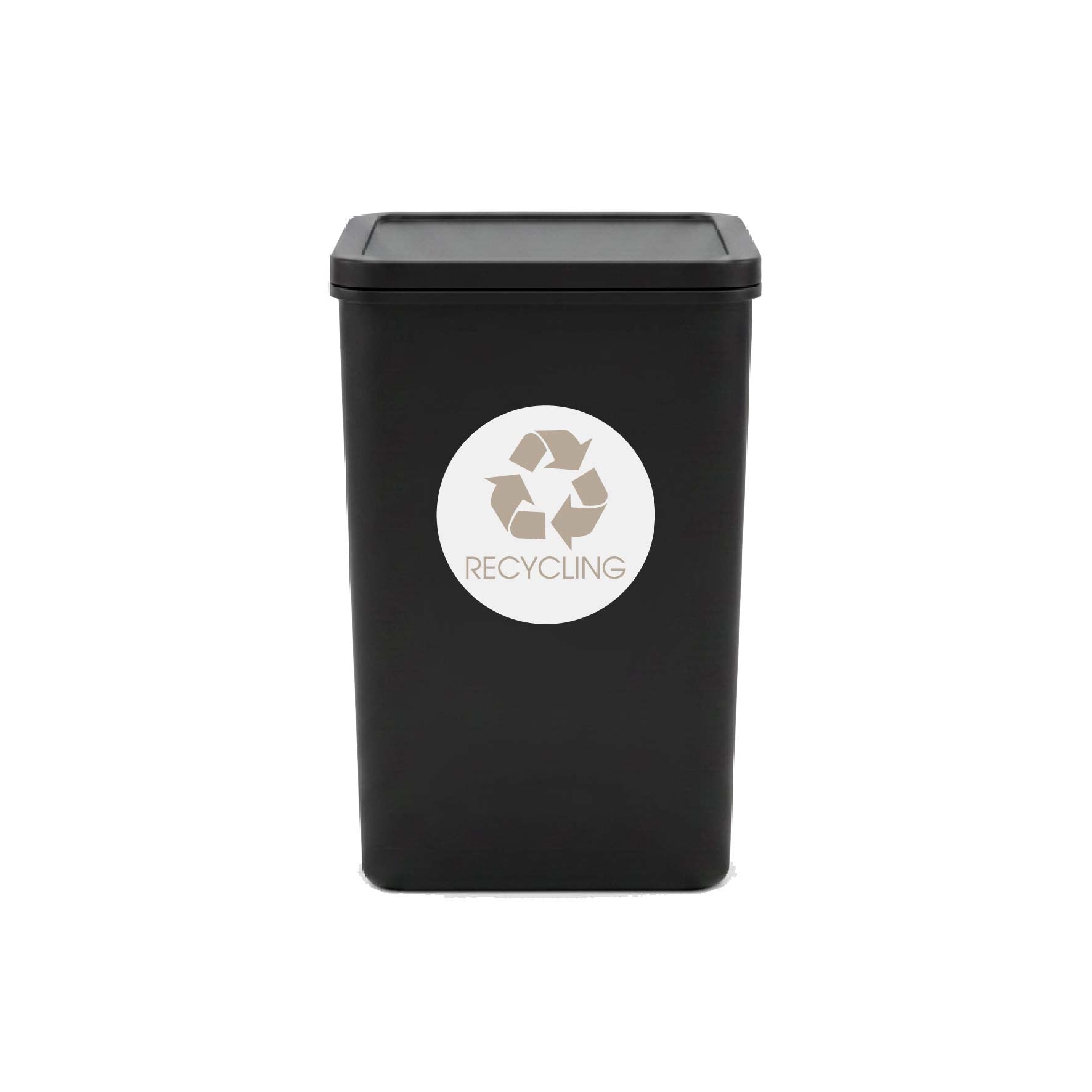 Recycling Fawn Circle Bin Sticker - New Signs