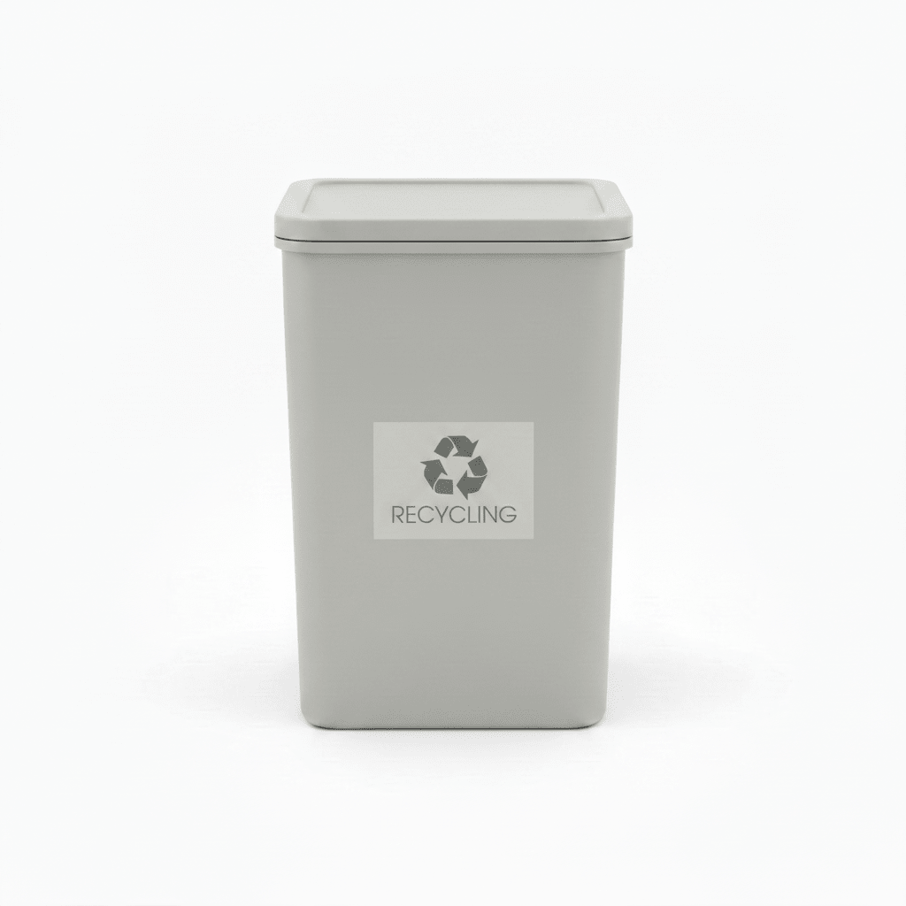 Recycling Grey Bin Sticker - New Signs
