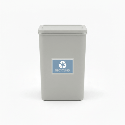 Recycling Ocean Background Bin Sticker - New Signs