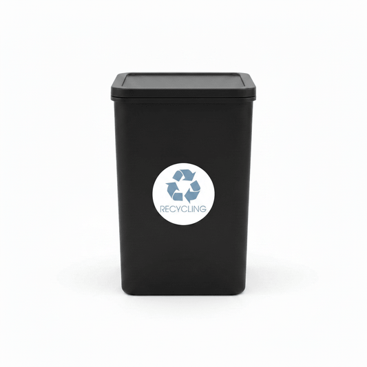 Recycling Ocean Circle Bin Sticker - New Signs