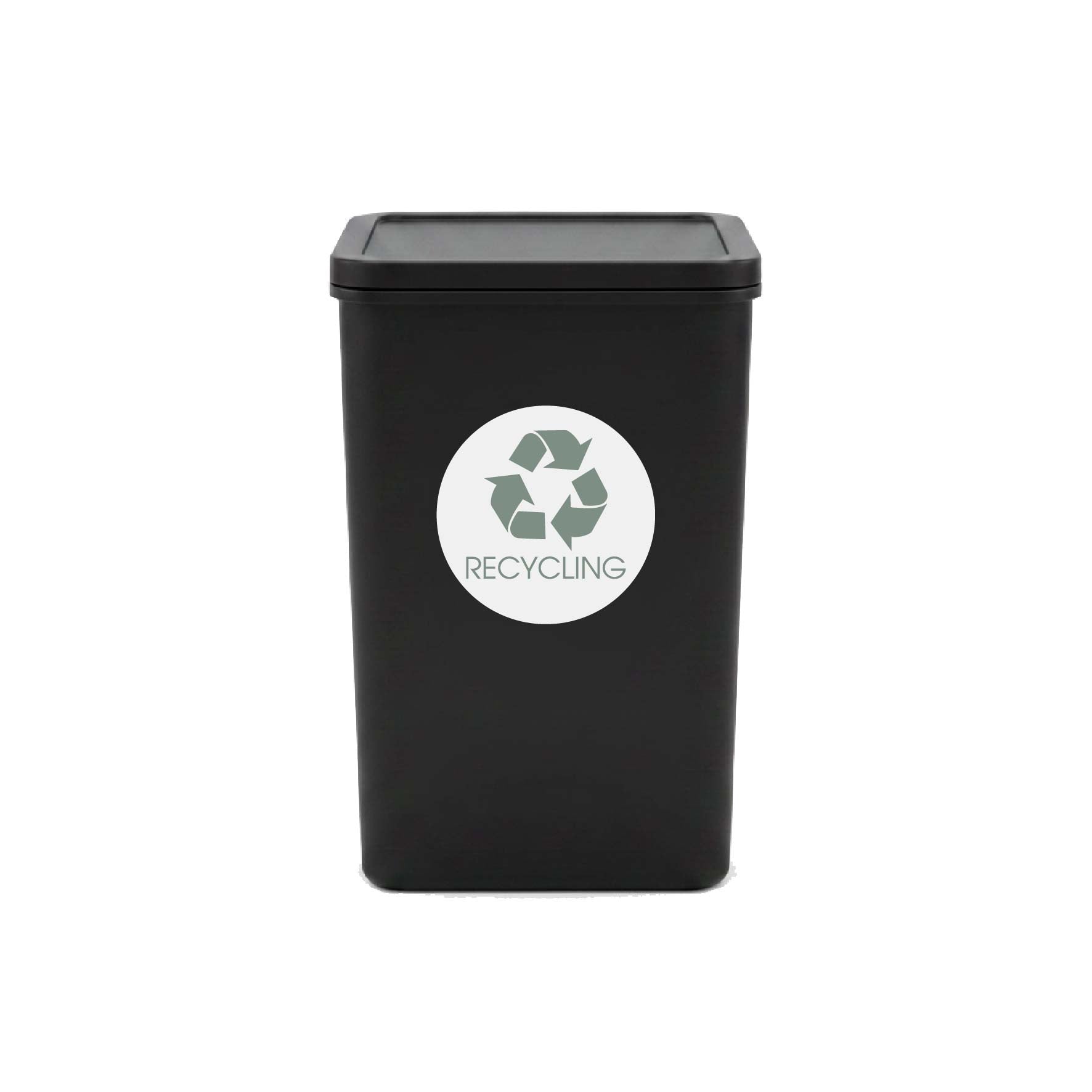 Recycling Sage Circle Bin Sticker - New Signs