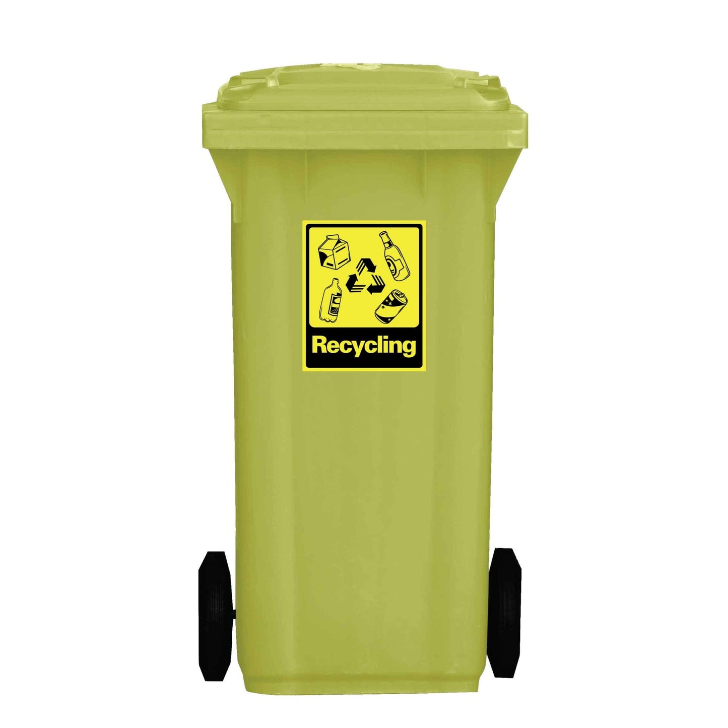 Recycling Wheelie Bin Stickers - New Signs