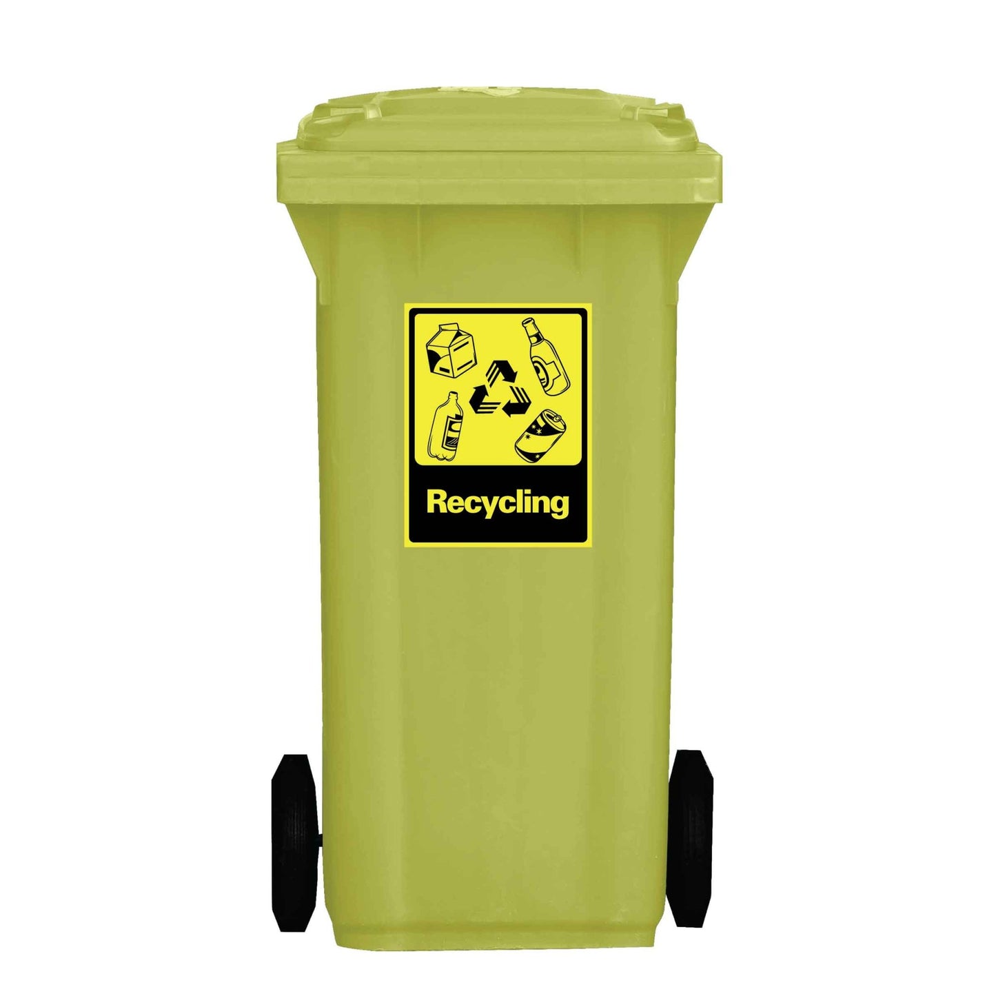 Recycling Wheelie Bin Stickers - New Signs