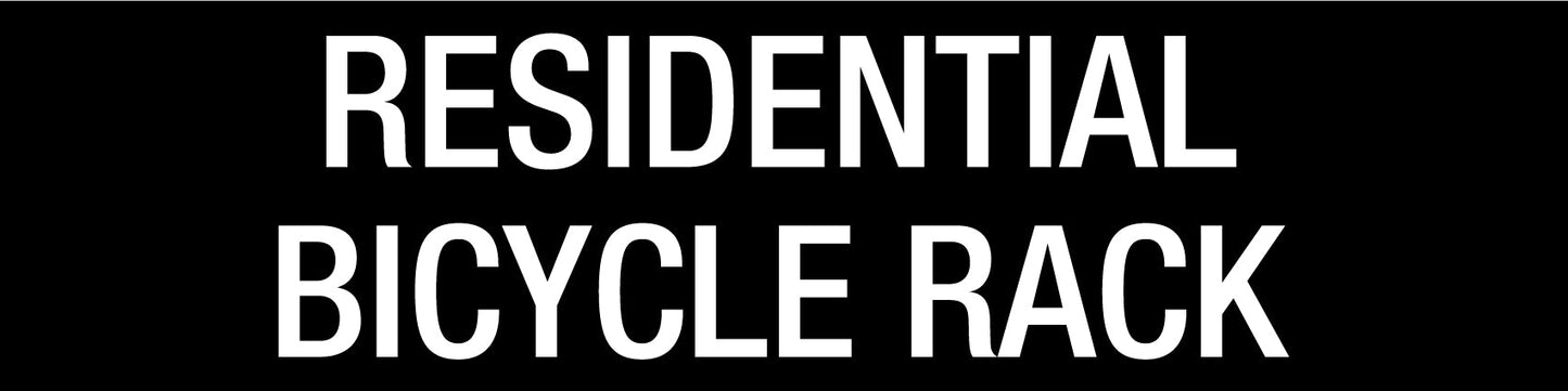 Residential Bicycle Rack - Statutory Sign - New Signs