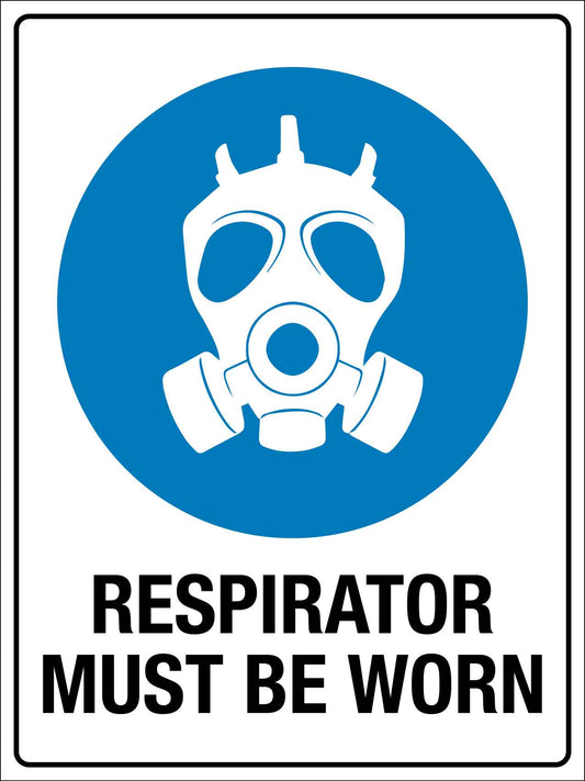 Respirator Must Be Worn Sign - New Signs