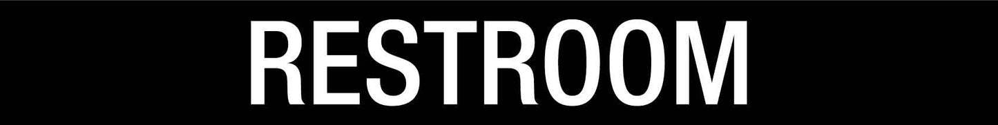 Restroom - Statutory Sign - New Signs