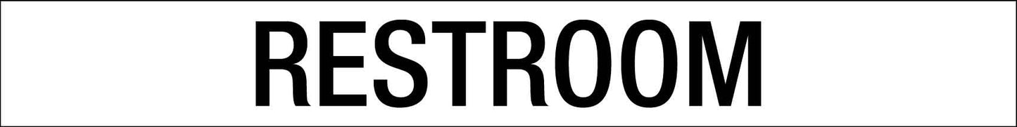 Restroom - Statutory Sign - New Signs