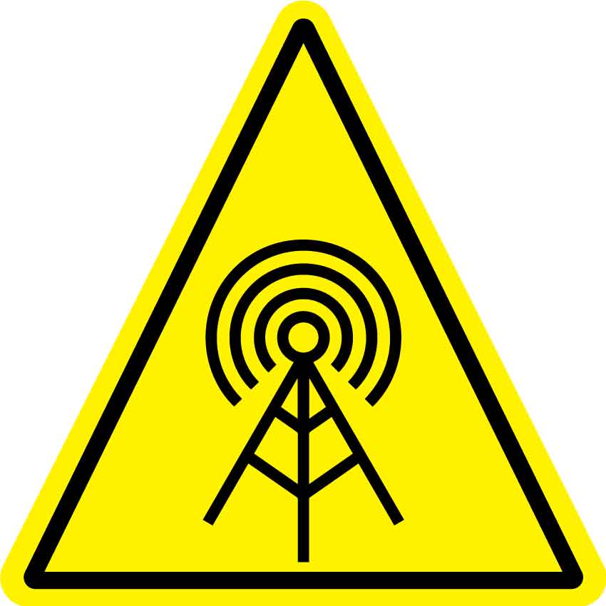 RF Transmitter (Triangle) Decal – New Signs