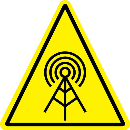 RF Transmitter (Triangle) Decal - New Signs