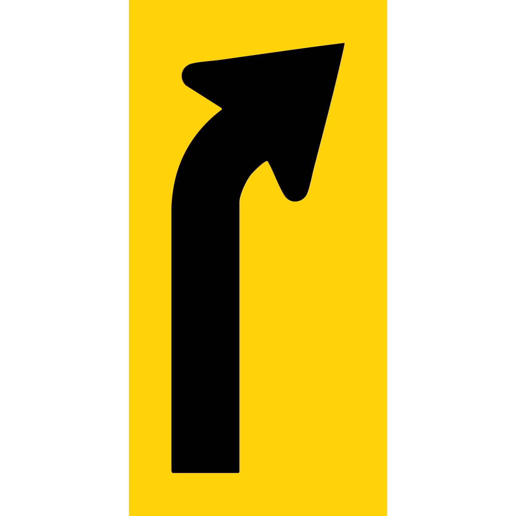 Right Turn Lane Ahead Multi Message Traffic Sign 300mm x 600mm - New Signs