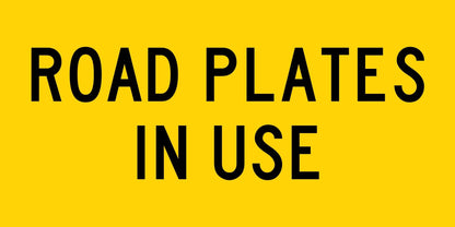 Road Plates In Use Long Multi Message Traffic Sign - New Signs
