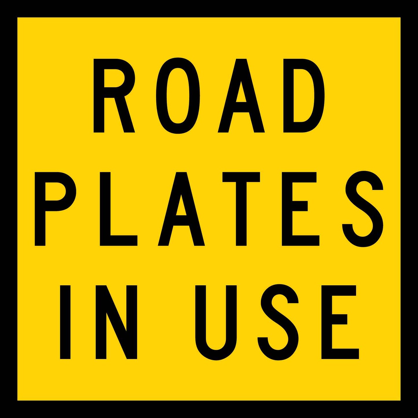 Road Plates In Use Multi Message Traffic Sign - New Signs