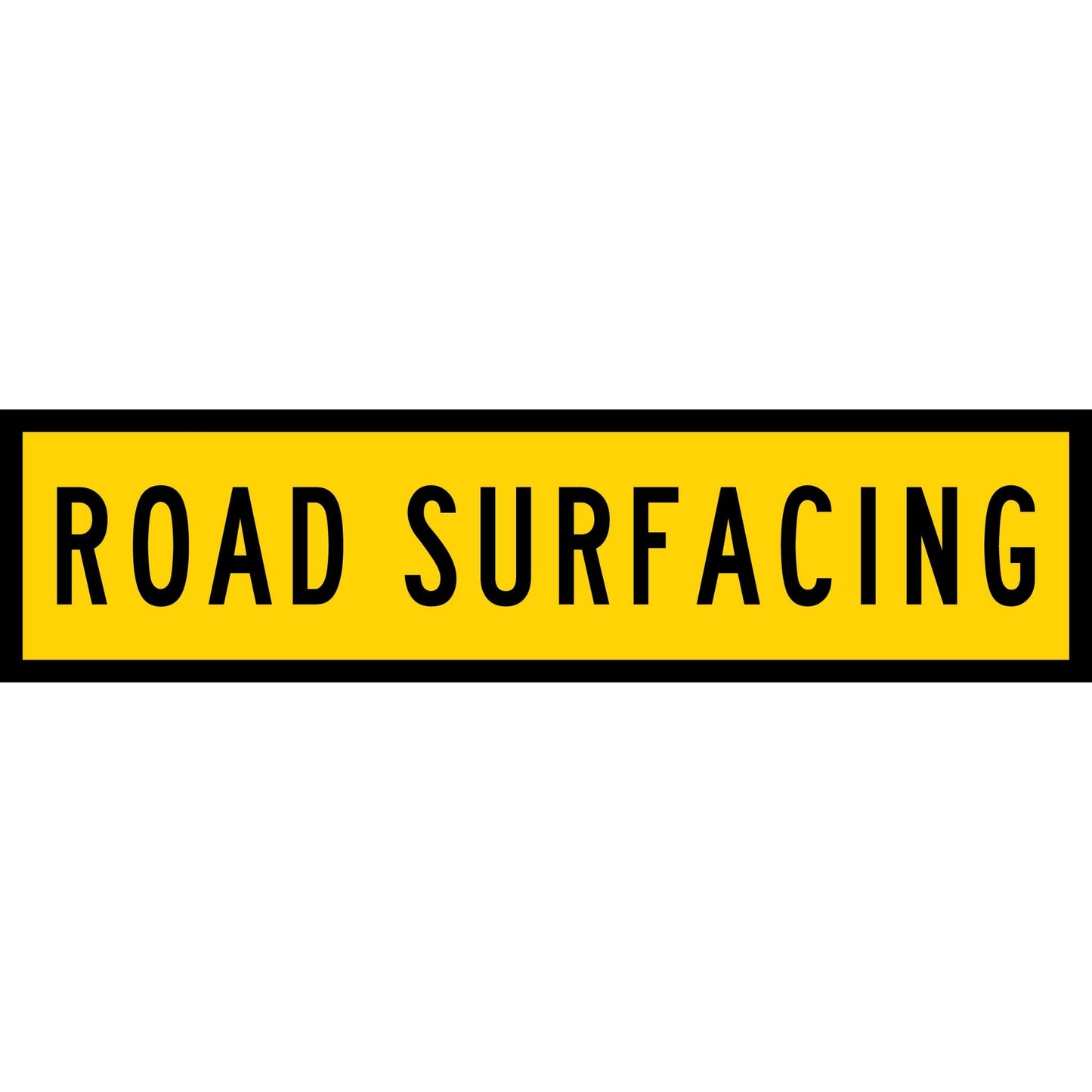 Road Surfacing Long Skinny Multi Message Traffic Sign - New Signs