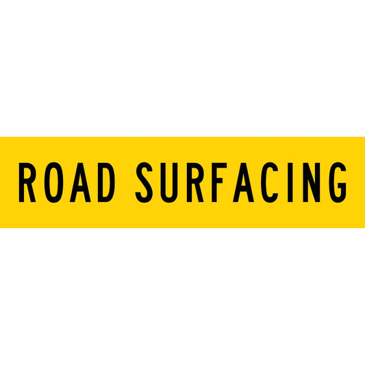 Road Surfacing Long Skinny Multi Message Traffic Sign - New Signs