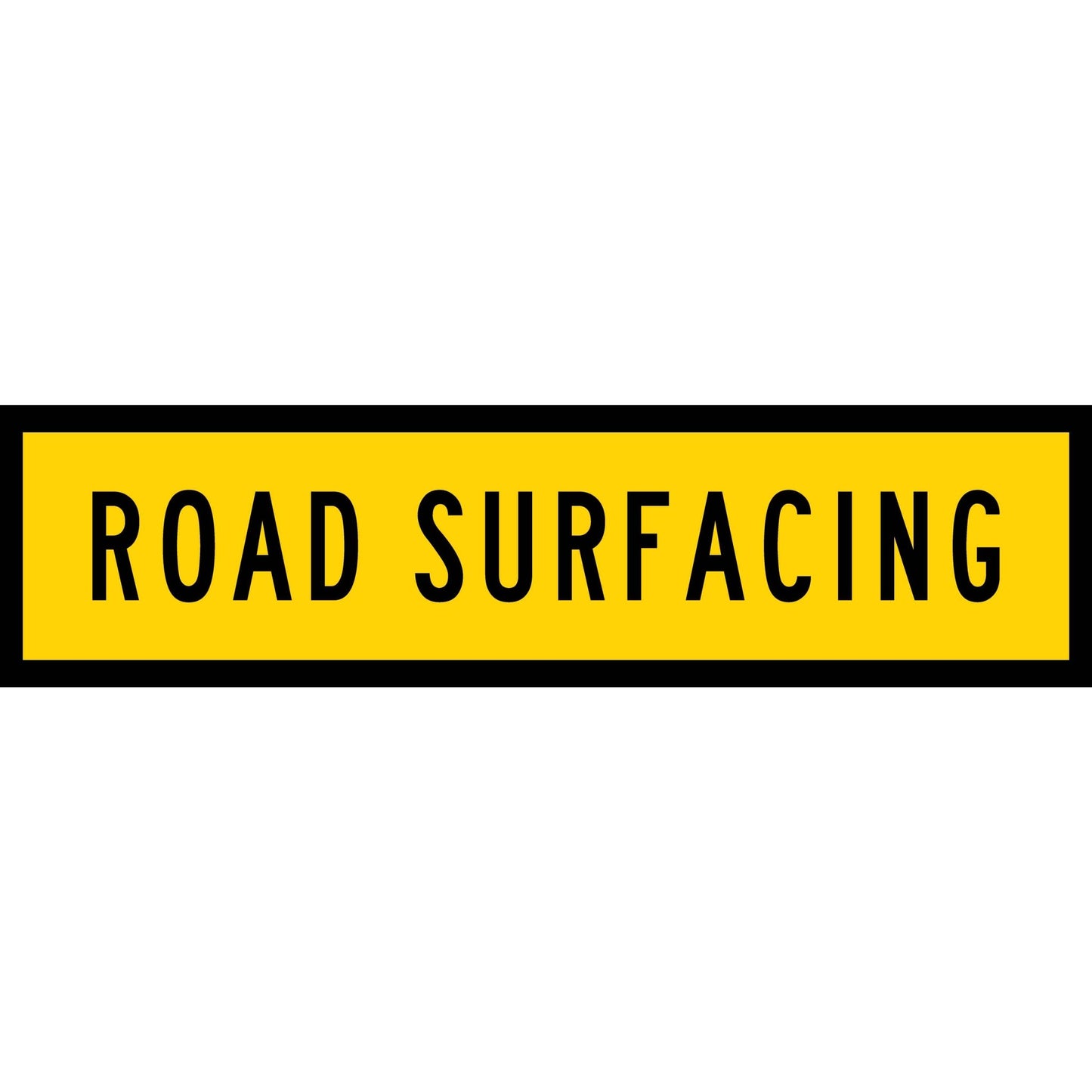Road Surfacing Long Skinny Multi Message Traffic Sign - New Signs